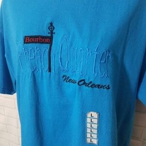 French Quarter New Orleans Blue Tee